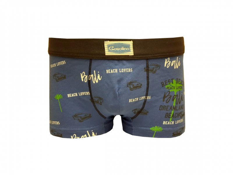 Gasolino boxerky chlapecké Beach lovers 3404 tmavě modré | Vermali.cz